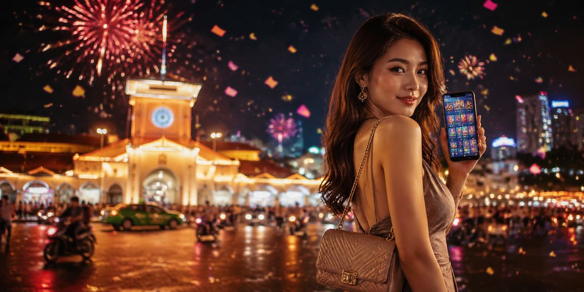 Khung cảnh lễ hội sôi động tại Hồ Chí Minh gợi lên không khí cá cược hấp dẫn